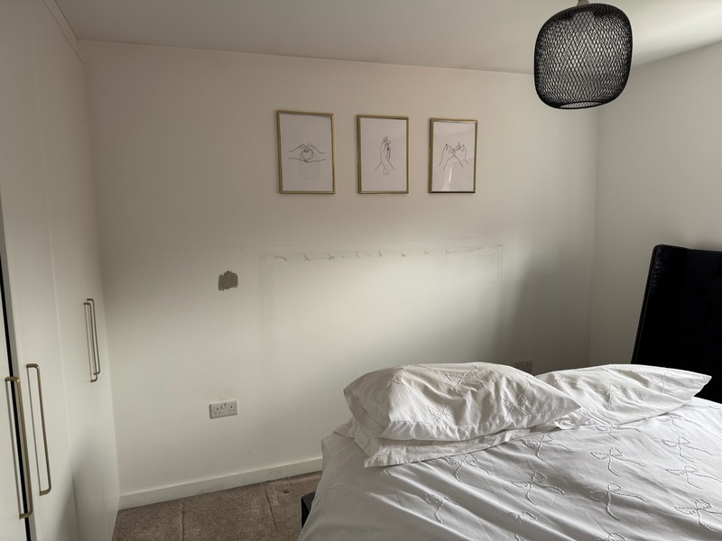 Handyman Manchester - Bedroom wood panelling and decorating