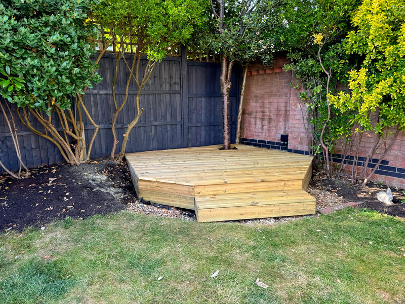 Handyman Manchester - Timber garden decking