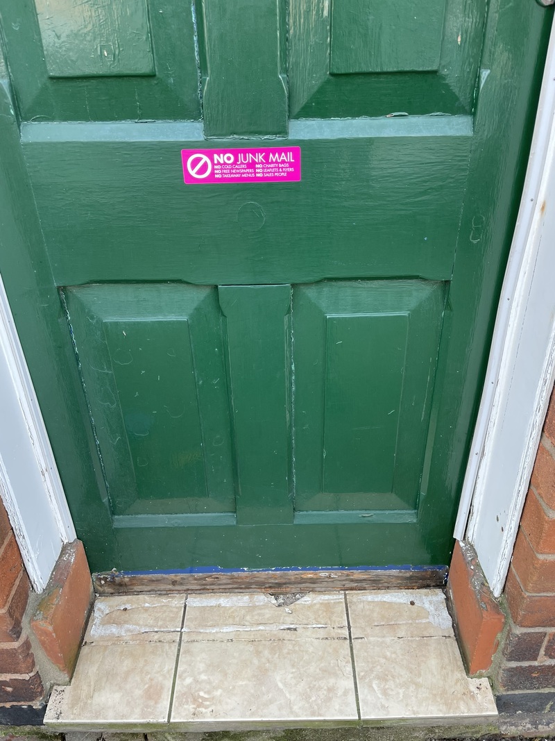 Handyman Manchester - Wood front door repairs