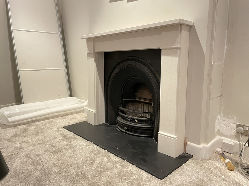 Handyman Manchester - Aegean fireplace surround installation