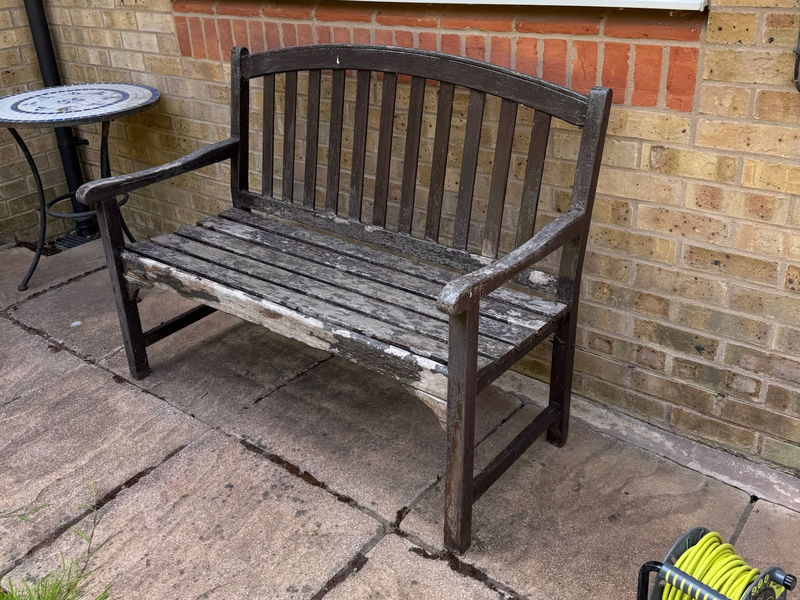 Handyman Manchester - Wood bench restoration
